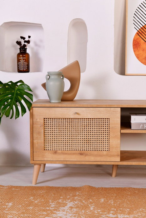 Hanah Home Hazeran 180 Soporte para TV Roble